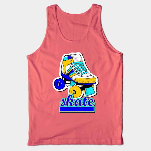 Retro Roller Skate Tank Top by AlondraHanley